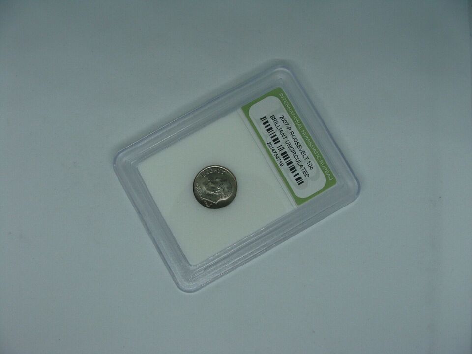 2007-P Roosevelt 10c Brilliant Uncirculated Ten Cents Certified Coin BU Dime INB Item image 3