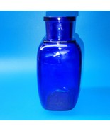 1900s - 1910s Cobalt Blue Rexall Apothecary Liver Salts Bottle Antique S... - $21.98