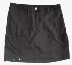 N'VO by Lanctot Skort Womens Size 4 Black Golf Attached Shorts Cargo Bal... - $14.43