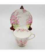 Vintage Royal Albert tea cup &amp; saucer fine china Blossom Time England Co... - $761.39 MXN