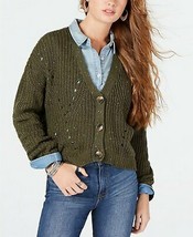 Ultra Flirt by Ikeddi Juniors Cropped Cardigan Sweater, Size Small - £13.40 GBP