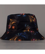 Black Planet Print Bucket Hat, One Size, Unisex, Beach, Sun, Fishing, US... - €17,39 EUR
