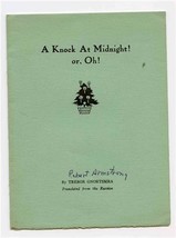 A Knock at Midnight! or Oh! Christmas Brochure by Trebor Gnortsmra  - £13.93 GBP