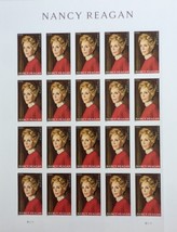 Nancy Reagan USPS Forever Stamp Sheet 2022 - £15.76 GBP
