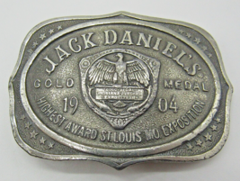 Jack Daniel&#39;s Gold Medal 1904 Belt Buckle Highest Award St. Louis MO - £12.49 GBP