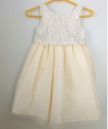 Janie &amp; Jack Grand Entrance Spcl Occasion Dress Girl Sz6 Wedding Lace Bo... - $123.46 CAD