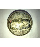 Vintage Advertising Tin Pasta Superior White Dressing Shoe Polish - $14.99