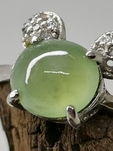 Icy Ice Light Green 100% Natural Burma Jadeite Jade Ring # Type A Jadeite # - £276.83 GBP