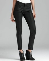 Big Star Alex Womens Black Coated Gotham Slim Skinny Stretch Denim Jeans 26 - $42.99