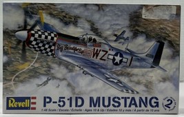 Revell P-51D Mustang Airplane Plastic Model Kit Military 1:48 Scale #85-5241 - £18.00 GBP