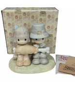 Vtg 1986 Enesco Precious Moments Brotherly Love Figurine 100544 Thanksgi... - $68.56 CAD