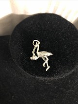 Vintage Stork Holding Baby 925 Pendant Dainty Excellent Condition! - £14.93 GBP