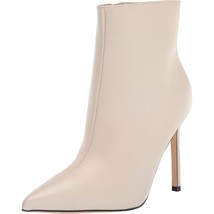 Nine West Women Farrah Stiletto Heel Ankle Booties Size US 7.5M Ivory White - £49.18 GBP