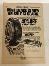 1982 Sears Tires Vintage Print Ad pa31 - £6.35 GBP