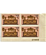 U  S Stamp - Plate Block of 4 - 13 cent Stamps Centennial Of Sound Recor... - $4.48 CAD