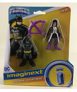 Imaginext DC Super Friends Batman &amp; Huntress Action Figures 2019 Mattel ... - $22.72