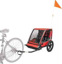 Model Et2 Of The Allen Sports Hi-Vis 2-Child Bicycle Trailer. - £165.83 GBP