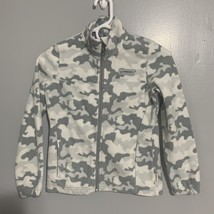 Magellan Outdoors Unisex Kids Size M  White/Gray Fleece Jacket, Zip Up - $225.72 MXN