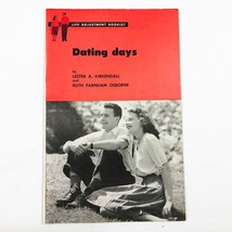 Life Adjustment Booklet Dating Days Kirkendall &amp; Osborne 1950 Vintage Rare - £14.36 GBP