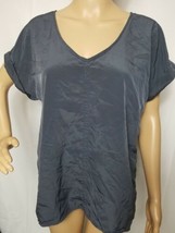 Old Navy Womens Top Solid Blue Pullover Shirt Size Medium - $9.79