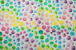 Sewing Cotton Quilting Joann Fabric Keepsake Calico Multicolor Polkadots... - $271.46 MXN