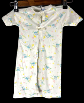 Vintage Royal Heir Baby Robe Boys Girls White Bears 1960s 1970s 0-3M 0-3... - $22.22