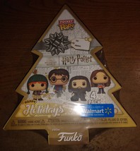 Harry Potter Holiday Pocket POP! Harry, Ron, Hermione, &amp; Hagrid 4-Pack - £7.91 GBP