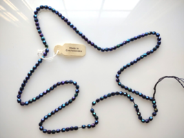 150 Vintage Deep Purple Aurora Borealis Czech Beads Jewelry Crafts NOS 5mm - £17.49 GBP