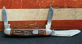 Vtg Sabre 3 Blade Folding Pocket Knife - £23.80 GBP
