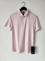 NWT LULULEMON HSBM Pink Evolution Polo Top Shirt Men&#39;s Medium - $101.84