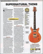 PRS SE Santana solid body guitar 8 x 11 sound check product review article - £3.25 GBP