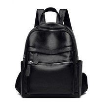 2022 High Quality Backpack PU Leather Backpa Women Travel Backpack School Bags F - £39.65 GBP