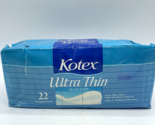 Vintage 1986 Kotex Ultra Thin Maxi Pads 22 Count Wrapped Pads New READ B... - £20.69 GBP