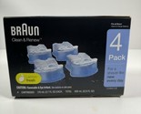 Braun Clean &amp; Renew Refill Cartridges 4 Pack CCR4 Type 5331 - £21.89 GBP