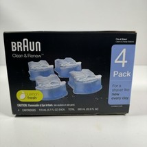 Braun Clean &amp; Renew Refill Cartridges 4 Pack CCR4 Type 5331 - £21.78 GBP