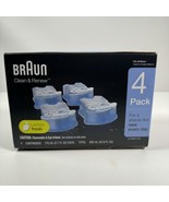 Braun Clean &amp; Renew Refill Cartridges 4 Pack CCR4 Type 5331 - £21.76 GBP