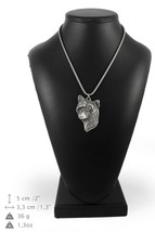 NEW, Chinese Crested Dog, dog necklace, silver chain 925, limited edition, ArtDo - £59.95 GBP