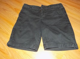 Girls Size 8 Faded Glory Solid Black School Uniform Summer Walking Shorts GUC - $9.00