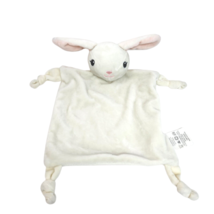 Dan Dee Baby Creme Bunny Rabbit Knotted Security Blanket Rattle Knot Corners - $37.05