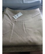 One Beige Curtain Panel, Rod Style. Measures 63&quot;x40&quot;. NEW Light Filtering - £11.62 GBP