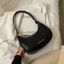 Half-Moon  Underarm Bags For Women 2023  High-Quality PU Leather Handbag   Tote  - £136.99 GBP