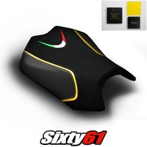Aprilia Tuono Seat Cover and Gel 2011-2020 Black Yellow Luimoto Carbon Suede - £220.27 GBP