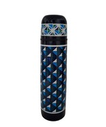 Tory Burch Blue Thermos Water Bottle Hot Cold Container Limited Design 1... - $21.86 CAD