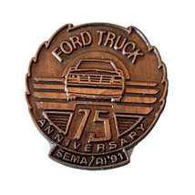 Ford SEMA Truck 75th Anniversary Auto Racing Team Race Car Lapel Pin Pinback - £7.83 GBP