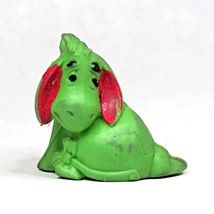 Diener Eeyore Green Hand-Painted Eraser Vintage 1966 Disney&#39;s Winnie-the... - $19.70