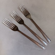 National Stainless Bellwood Salad Forks 4 Stainless Steel 6.375&quot; - £19.51 GBP