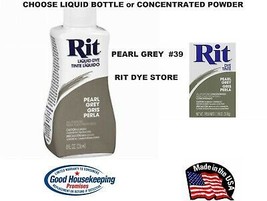 PEARL GREY #39 RIT Fabric DYE choose Liquid Bottle or Powder Concentrate... - $15.16+