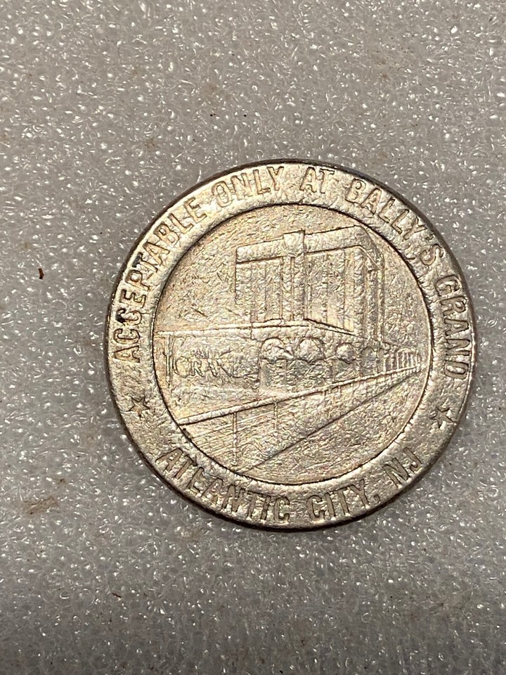 Bally&#39;s Grand Casino $1 Gaming Token Atlantic City NJ *Pre-Owned DTA - $0.99