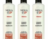 NIOXIN System 4 Cleanser Shampoo 10.1oz (Pack of 3) - £31.52 GBP