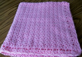 Handmade, Crochet Baby Blanket, Bedding, Gift, Security Blanket, Pet Blanket - £25.16 GBP